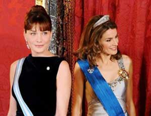 It’s Letizia by a head and tiara It’s Letizia by a head and tiara