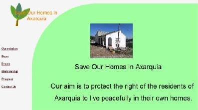 Axarquia pressure group is in need of support Axarquia pressure group is in need of support