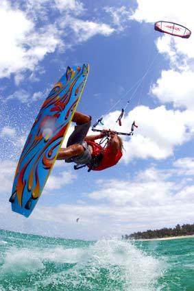 Scythed by a kite surfer Scythed by a kite surfer