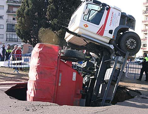 Spanish lorry driver wholly embarassed Spanish lorry driver wholly embarassed
