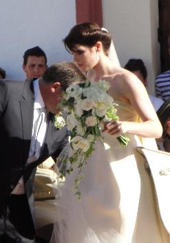 Arterton Bonds with Italian at Andalucia wedding Arterton Bonds with Italian at Andalucia wedding