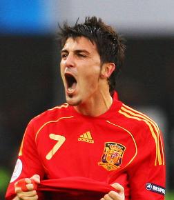 Villa double gets Spain charge back on track Villa double gets Spain charge back on track