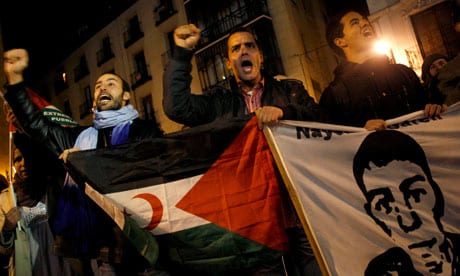 Javier Bardem joins protest against Western Sahara violations Javier Bardem joins protest against Western Sahara violations