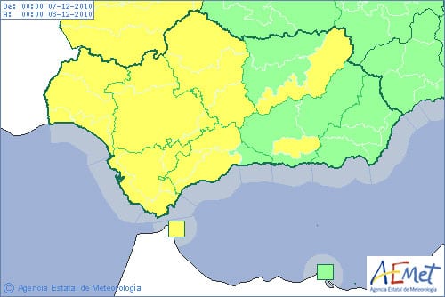 Weather warning as Andalucia is lashed by storms Weather warning as Andalucia is lashed by storms