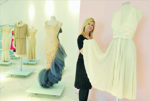 Marilyn Monroe dresses on display Marilyn Monroe dresses on display