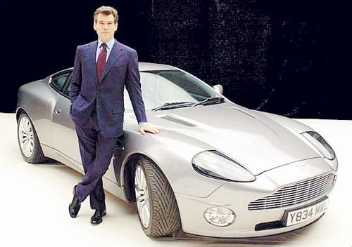 LICENCE TO THRILL Aston Martin made famous by Bond james bond s cars
