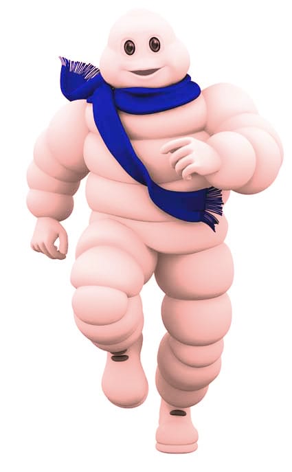 The Michelin man in drag The Michelin man in drag