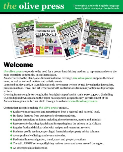 Olive Press Newspaper Press-Pack-June-2011 Press Pack Olive Press