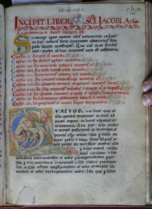 Codex Calixtinus stolen from Santiago de Compostela Cathedral Codex Calixtinus stolen from Santiago de Compostela Cathedral
