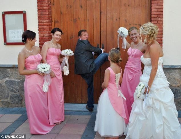 Spanish priest shuns Brits on wedding day