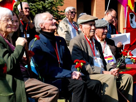 International Brigade heroes visit Madrid International Brigade heroes visit Madrid