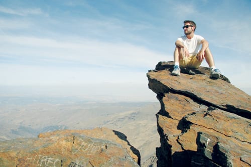 A view truly fit for a king as the Olive Press climbs continental Spain’s highest peak A view truly fit for a king as the Olive Press climbs continental Spain’s highest peak