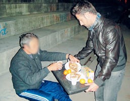 Handing out hope in Spain Handing out hope in Spain