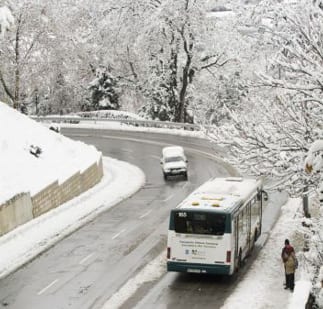 Snowstorms close 11 roads in Andalucia Snowstorms close 11 roads in Andalucia
