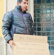 Hunger strike in La Linea Hunger strike in La Linea