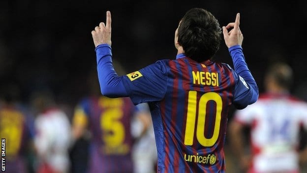 Lionel Messi breaks Barcelona scoring record Lionel Messi breaks Barcelona scoring record