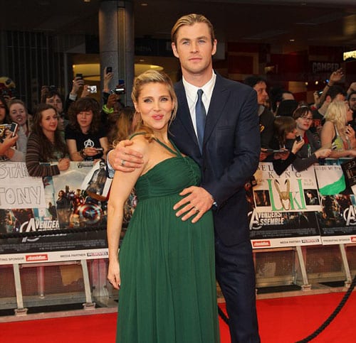 Elsa Pataky shows off her baby bump on the red carpet Elsa Pataky shows off her baby bump on the red carpet