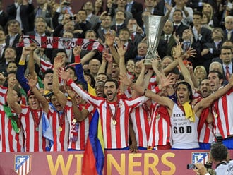 Atletico Madrid win Europa League Atletico Madrid win Europa League