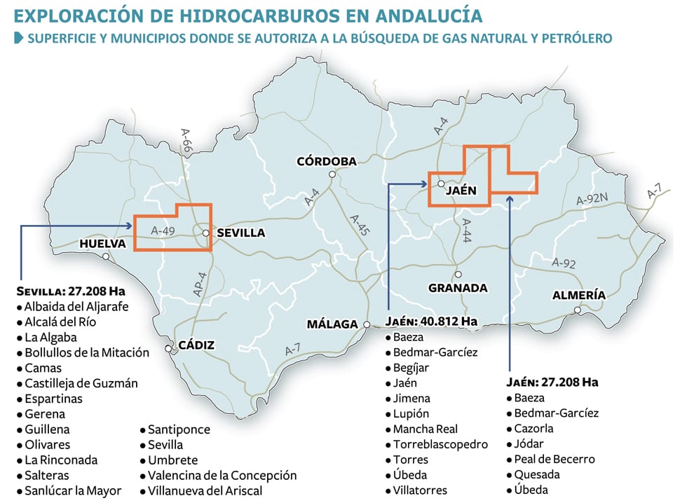 Green groups slam ‘dead end’ project to prospect for oil in inland Andalucia Green groups slam ‘dead end’ project to prospect for oil in inland Andalucia