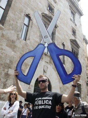 Millions in Spain strike over education spending cuts Millions in Spain strike over education spending cuts