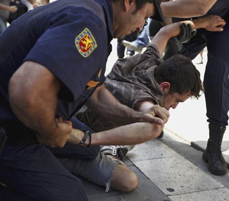 Nine per cent increase in Britons arrested in Spain Nine per cent increase in Britons arrested in Spain
