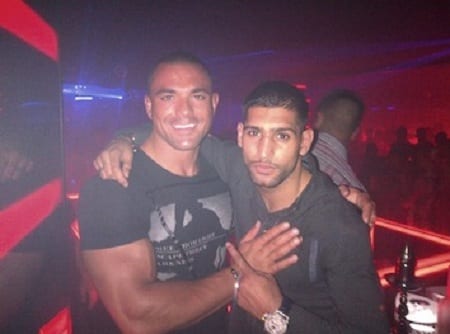 World champion British boxer parties in Marbella World champion British boxer parties in Marbella