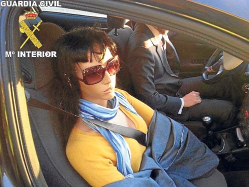 Driver busted for dummy stunt in Madrid Driver busted for dummy stunt in Madrid