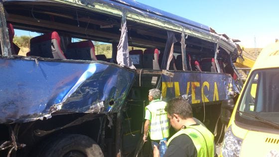 Nine dead and 21 injured in worst crash in five years in Spain Nine dead and 21 injured in worst crash in five years in Spain