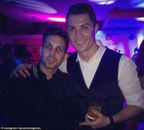 British illusionist Dynamo attends Real Madrid star’s birthday party British illusionist Dynamo attends Real Madrid star’s birthday party