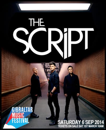 The Script to headline Gibraltar Music Festival The Script to headline Gibraltar Music Festival