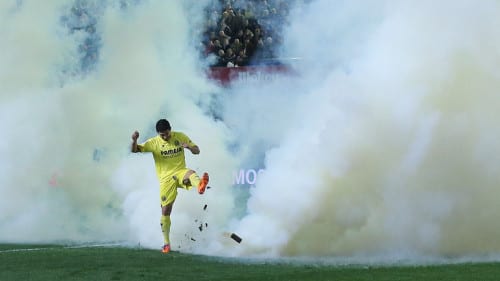 Villarreal football club face hefty fine over smoke bomb Villarreal football club face hefty fine over smoke bomb