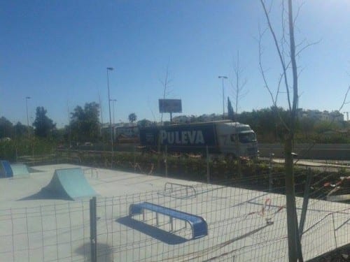 Outrage at skatepark built just metres from deadly A7 Costa del Sol main road Outrage at skatepark built just metres from deadly A7 Costa del Sol main road