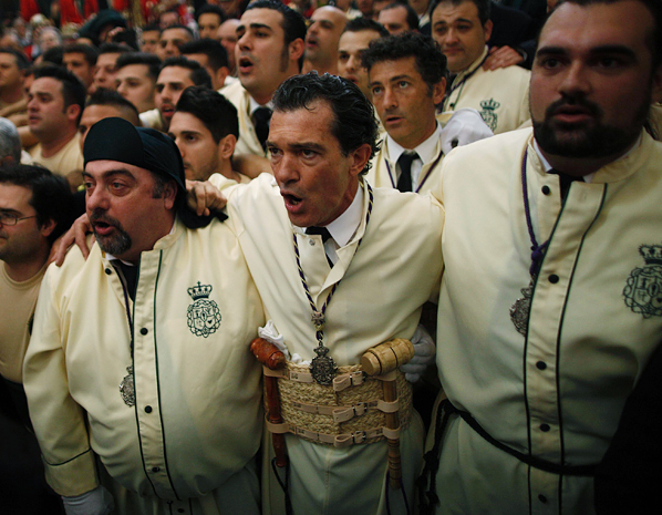 Antonio Banderas back in Malaga for Easter Antonio Banderas back in Malaga for Easter