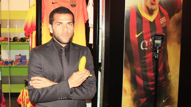 Police arrest Dani Alves banana throwing suspect Police arrest Dani Alves banana throwing suspect