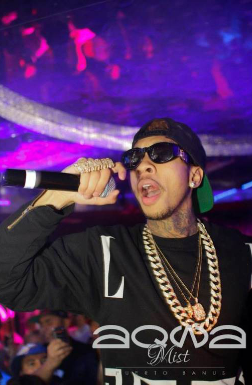 American rap star TYGA takes to stage at Marbella club American rap star TYGA takes to stage at Marbella club