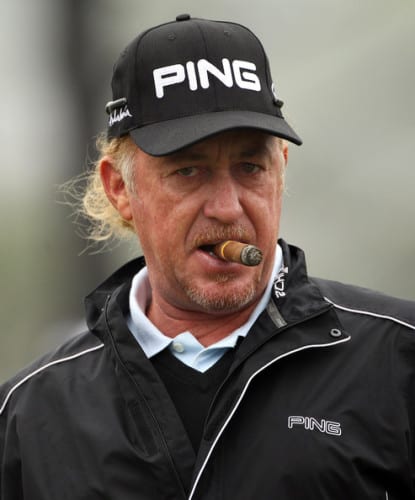 Malaga’s Miguel Jimenez makes golf history Malaga’s Miguel Jimenez makes golf history