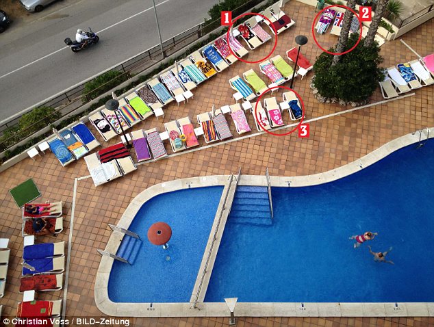 Germany declares towel war on British tourists in Spain Germany declares towel war on British tourists in Spain