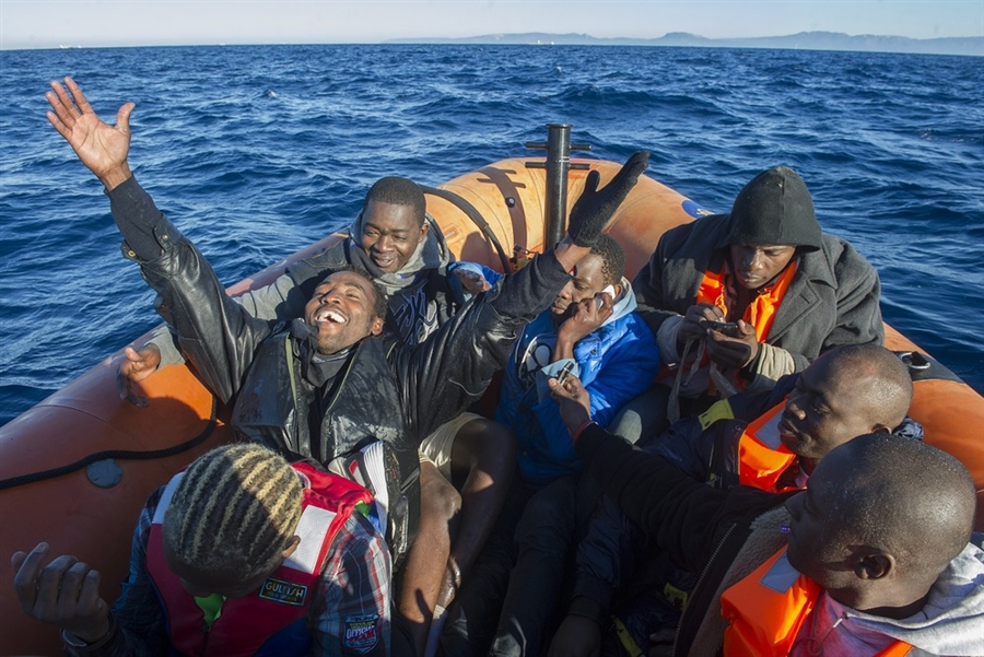 Flood of migrants in past 48 hours in Strait of Gibraltar Flood of migrants in past 48 hours in Strait of Gibraltar