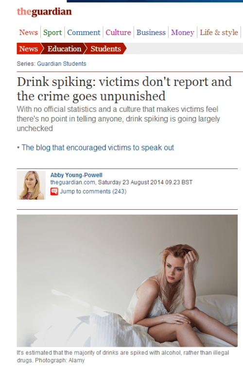 Olive Press drink spiking campaign hits UK media Olive Press drink spiking campaign hits UK media