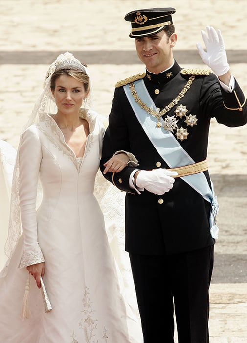 Queen Letizia wedding dress designer dies aged 96 Queen Letizia wedding dress designer dies aged 96