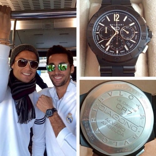 Cristiano Ronaldo gives €8,000 watches to each of his Real Madrid team-mates Cristiano Ronaldo gives €8,000 watches to each of his Real Madrid team-mates