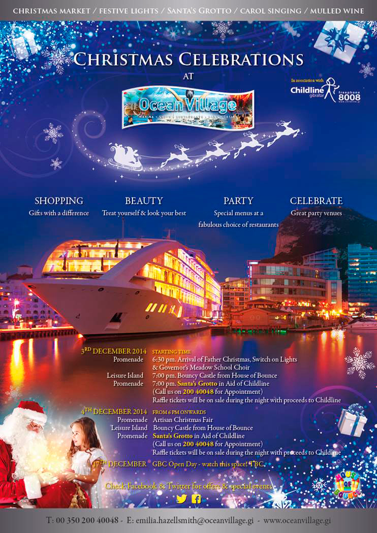 Santa Claus gets Christmas off to a bang in Gibraltar today Santa Claus gets Christmas off to a bang in Gibraltar today