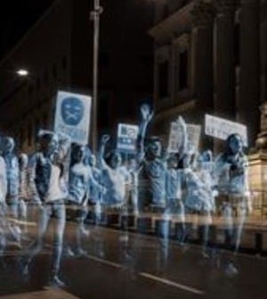 First ever hologram protest held in Spain in response to ‘gag law’