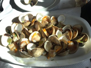 SHELL SHAPE: Santiago is famous for its seafood