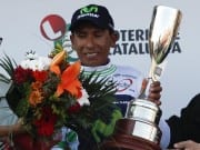 Movistar rider Nairo Quintana seals victory in the Volta a Catalunya