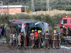 British teenager crawled past bodies with a broken back in Spanish bus crash