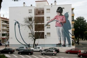 IMPRESSIVE: Estepona has cleaned up its act with beautiful street art
