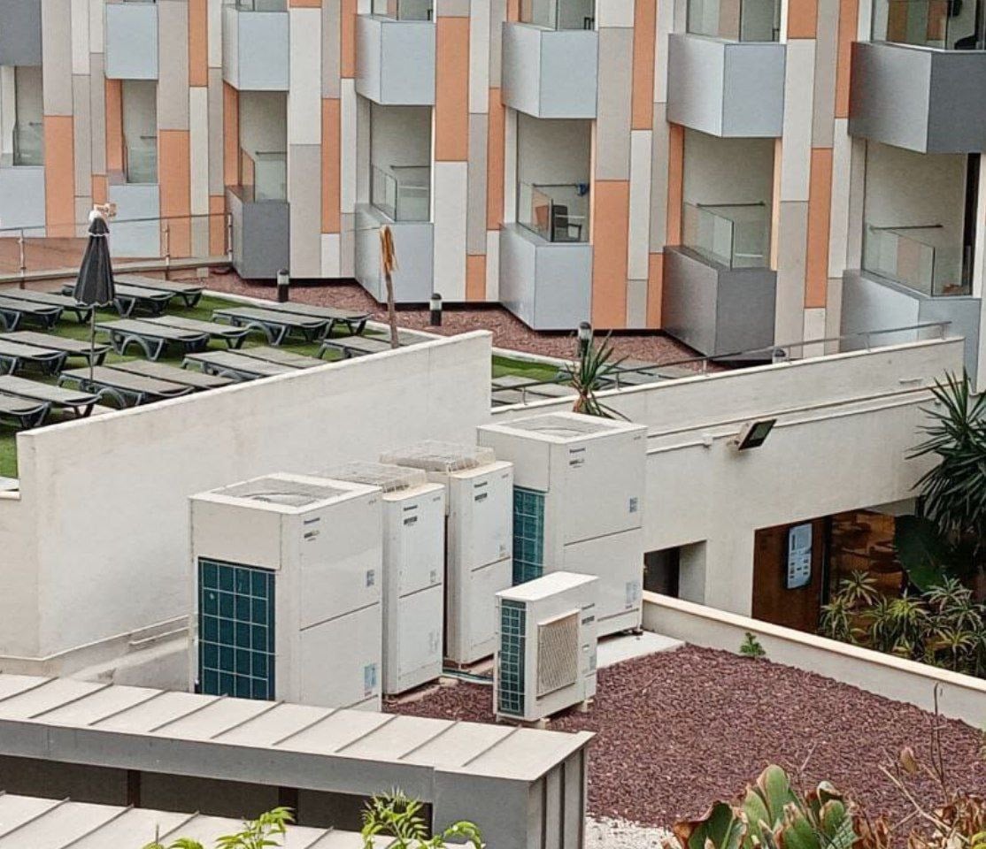 Air-conditioning units at the Meliá Costa del Sol