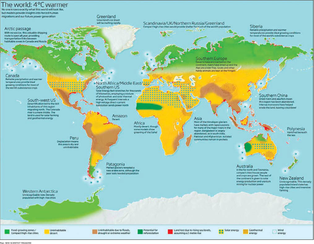 climate change map