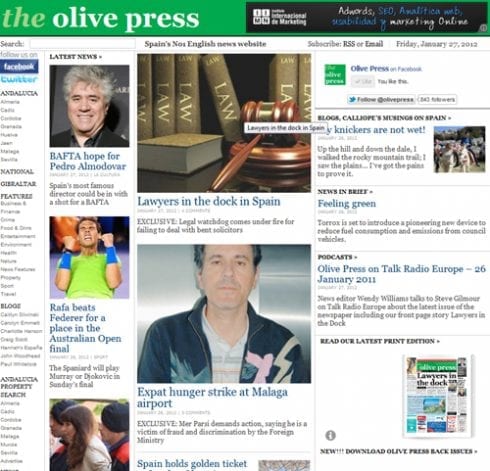 olive press websites gets even more hits according to alexa ratings